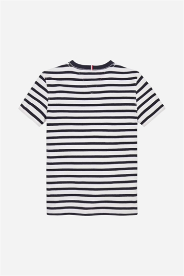 Tommy Hilfiger Essential Cotton Tee - Dark Night Navy / White Breton Stripe